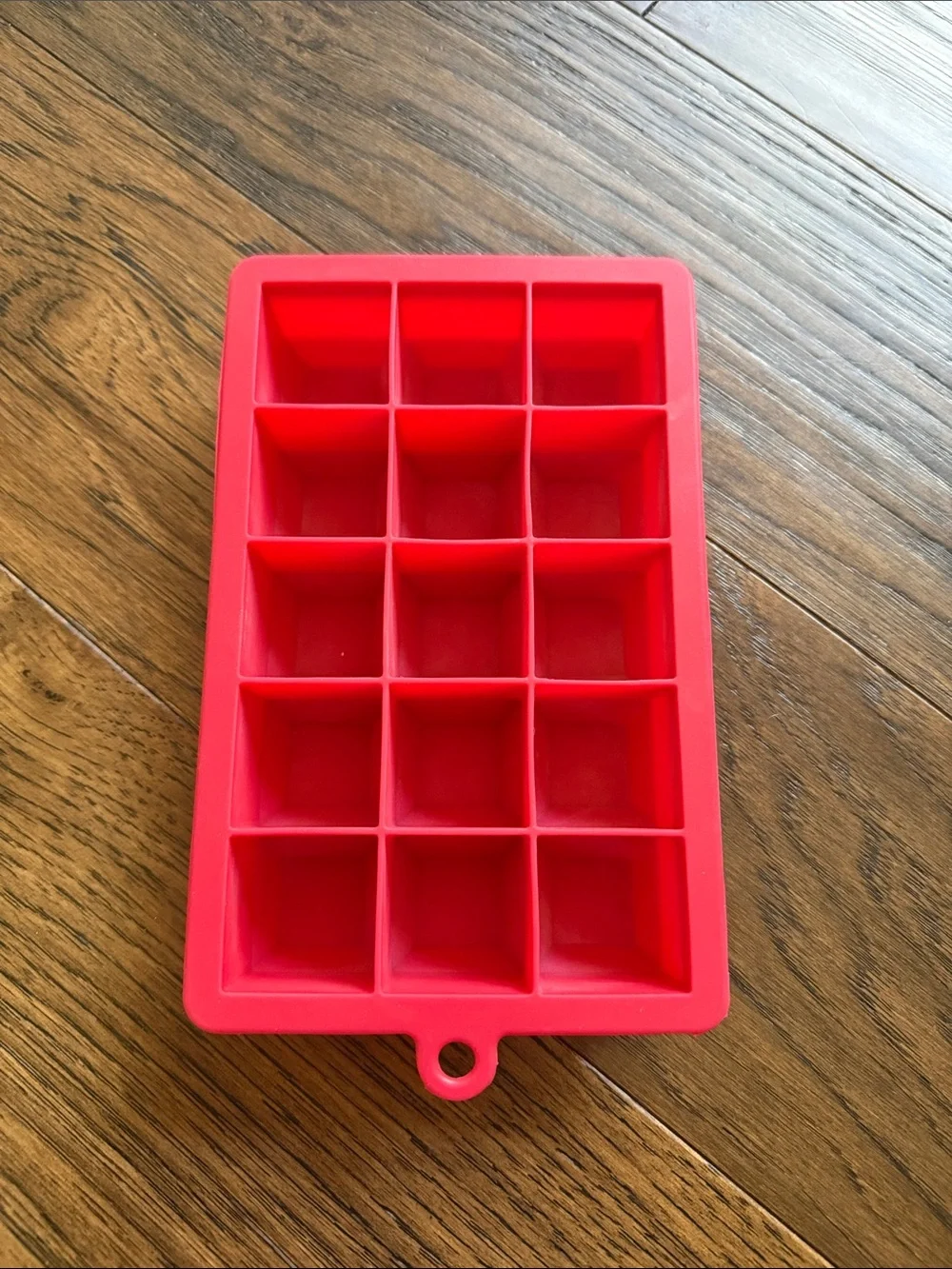 Ice Cube Tray Bundle- 3 - 2 OXO brand stacking & 1 red silicone square tray